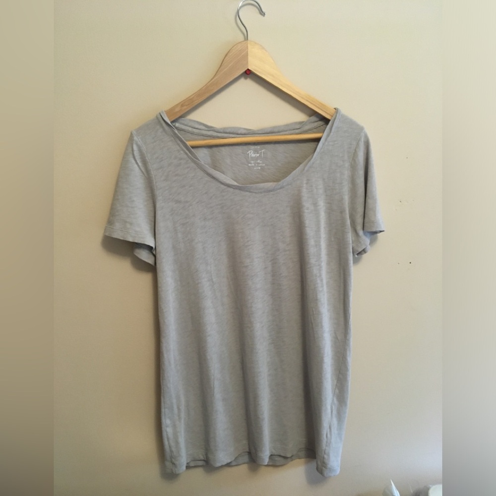 J.Crew Light Beige/Grey Extra Large Painter Tee